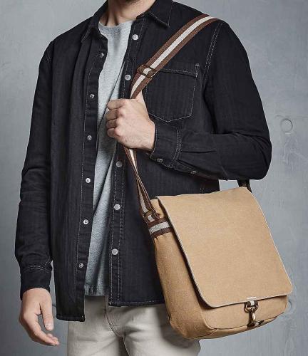 Quadra Vintage Canvas Messenger - SAH - ONE